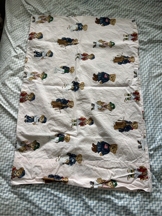 Polo Ralph Lauren Other - POLO RALPH LAUREN 1 Polo Bear Standard Pillowcase Pink Striped Girl Bear